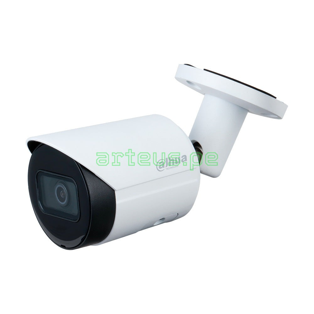 DAHUA IPC-HFW2841S-S Cámara de Seguridad IP POE, 4K, 8MP, 2.8mm, WDR, IP67. Micrófono. IR 30m. WIZSENSE