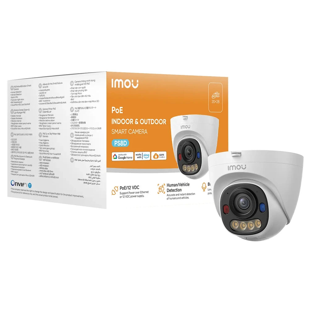 IMOU PS8D 2K Camara de Seguridad 3MP PoE IPC-PS8DN-3V0