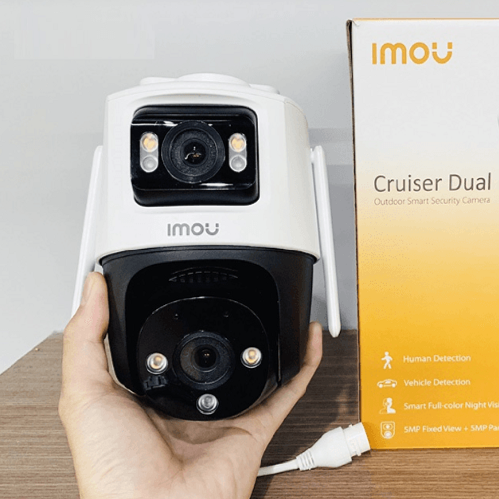 IMOU CRUISER DUAL Cámara de Seguridad WiFi 8MP Doble Lente PT 360º IPC-S7XN-8M0WED
