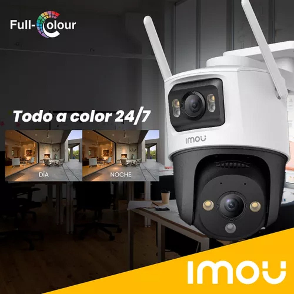 IMOU CRUISER DUAL Cámara de Seguridad WiFi 8MP Doble Lente PT 360º IPC-S7XN-8M0WED