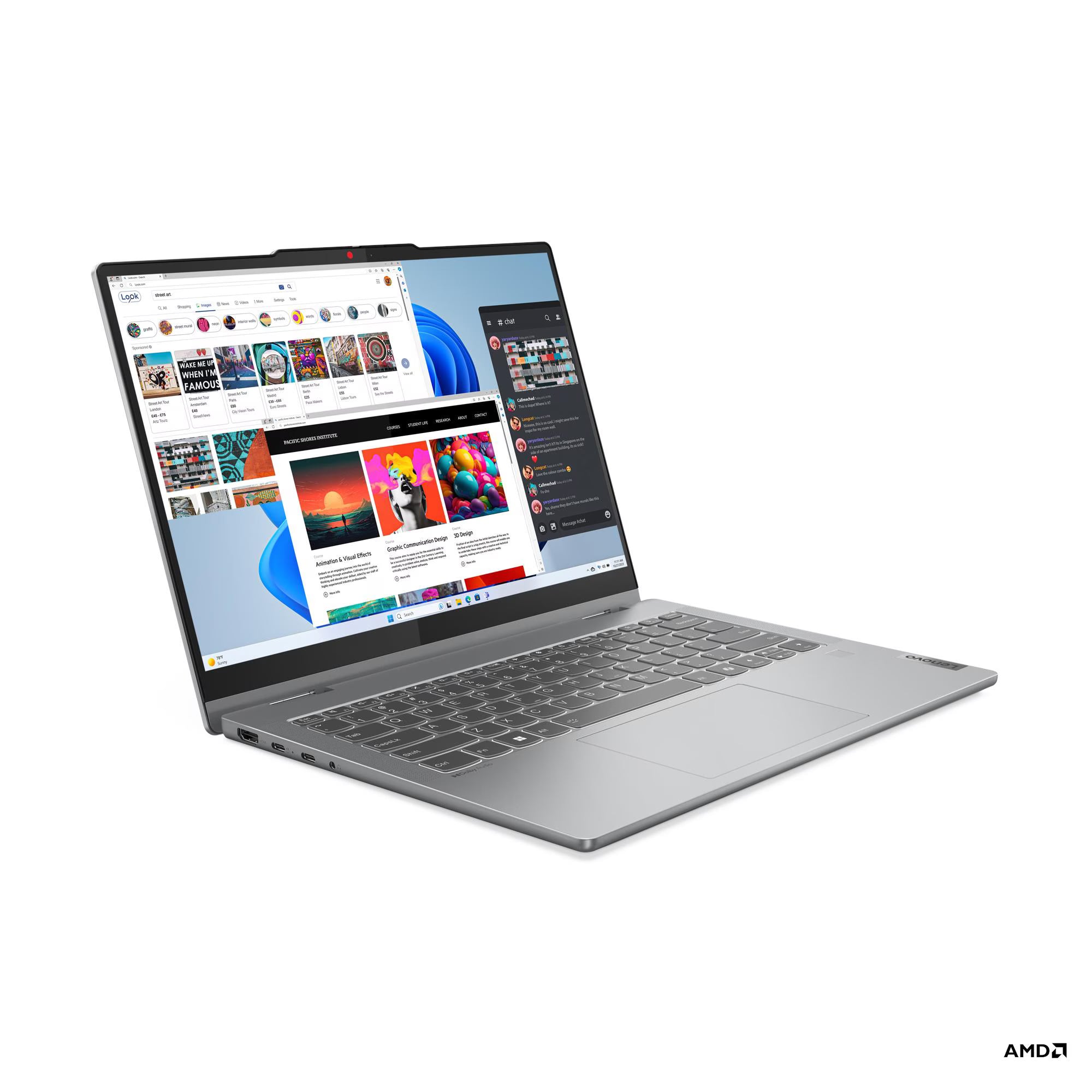 LENOVO IdeaPad 5 2-in-1 14AHP9 Laptop 14" WUXGA IPS AMD Ryzen 7 8845HS 5.1GHz 16GB DDR5 512GB SSD 83DR007QLM