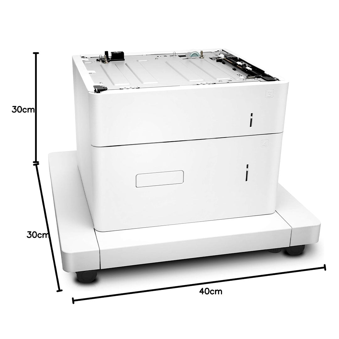 HP J8J91A Depósito de papel y gabinete de 500 hojas para HP LaserJet