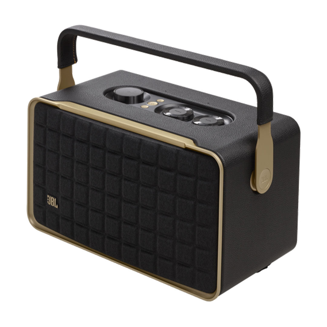 JBL AUTHENTICS 300 Altavoz portátil Wi-Fi, Bluetooth y asistentes de voz (JBLAUTH300BLKAM)