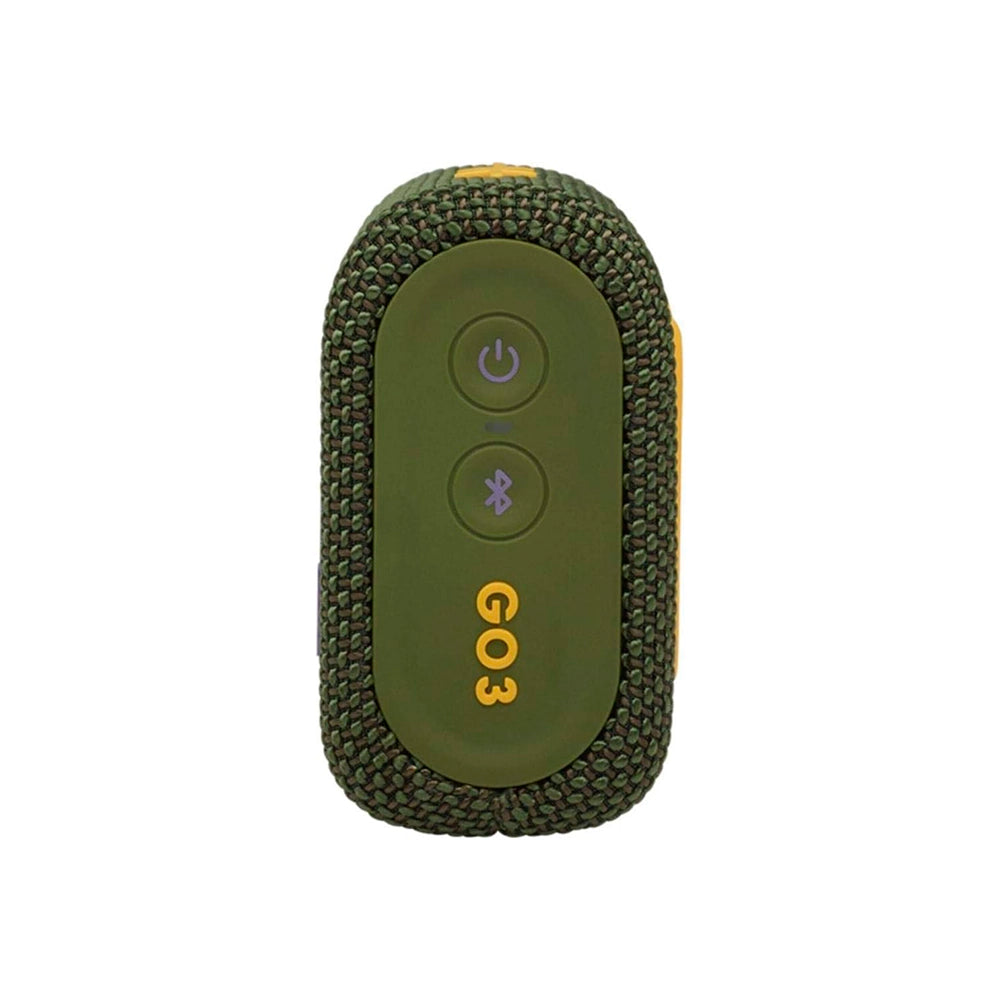 JBL GO 3, Parlante Portátil Inalámbrico BT a prueba de agua Verde Militar - JBLGO3GRNAM