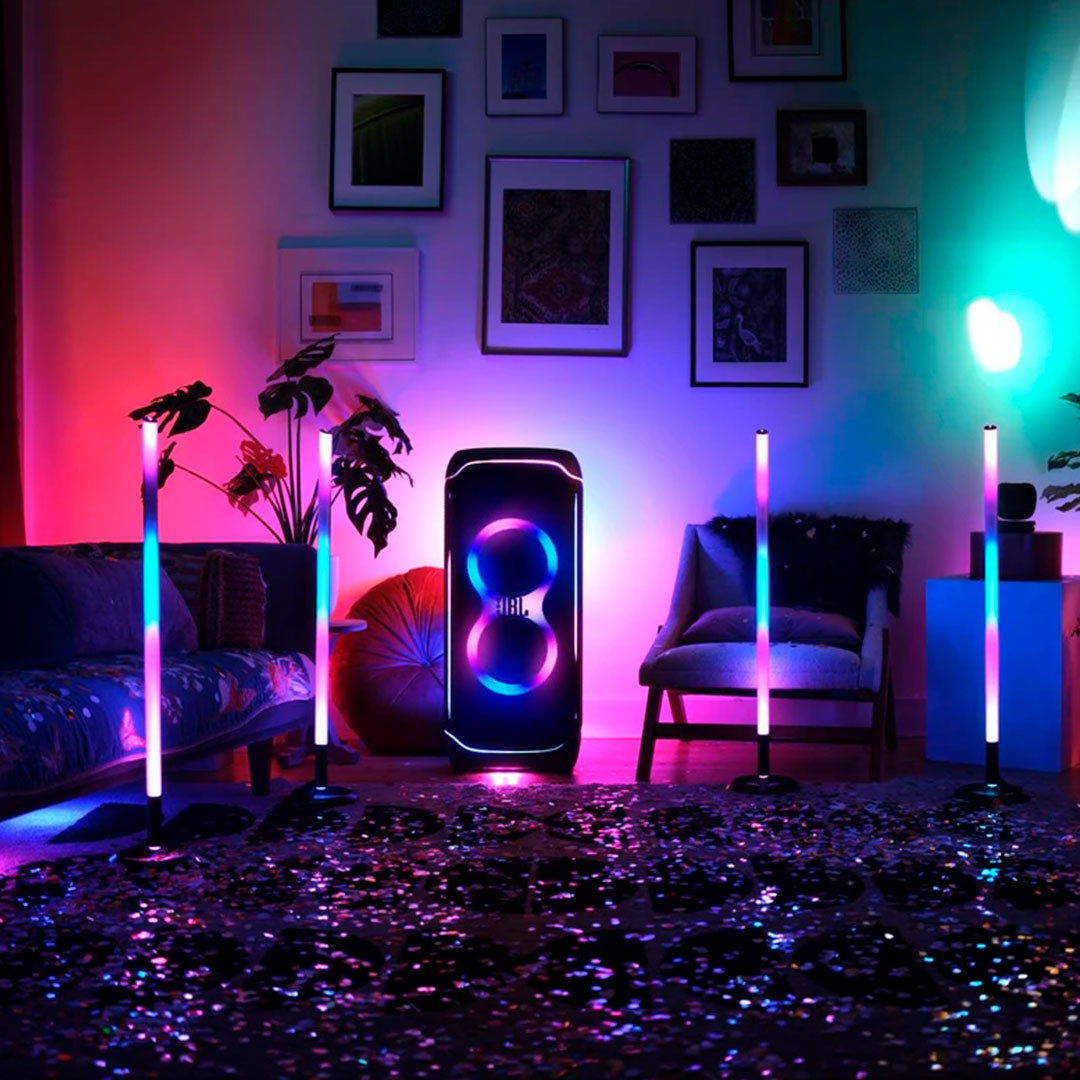JBL PARTYLIGHT STICK Barra de luz 360º bluetooth, compatible con parlantes JBL Patybox