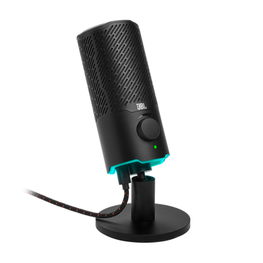 JBL QUANTUM STREAM Micrófono USB premium doble para streaming, grabación y juegos (JBLQSTREAMBLKAM)