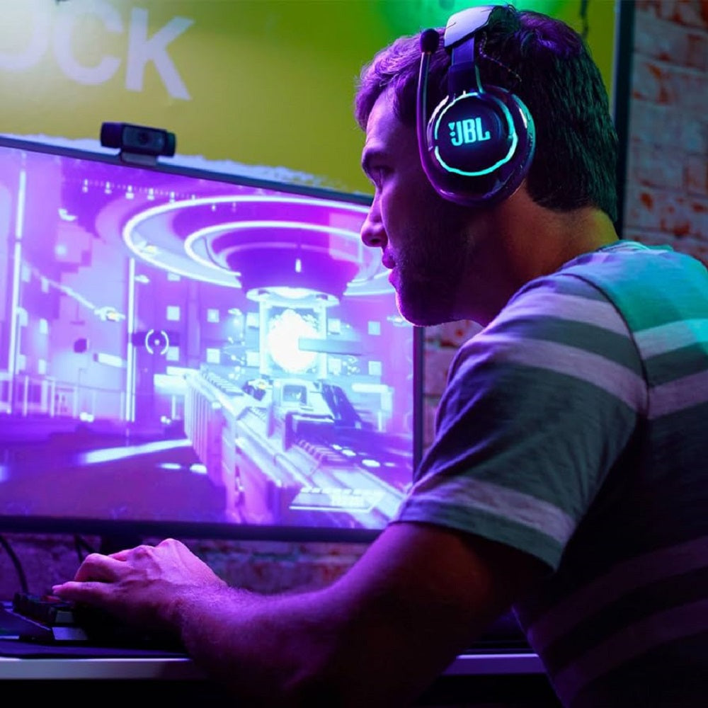 JBL QUANTUM ONE, Audífono GAMER Inalámbrico BT Negro - JBLQUANTUMONEBLKAM