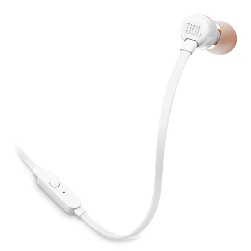 JBL TUNE110 Audífono de Botón micrófono con cable blanco JBLT110WHTAM