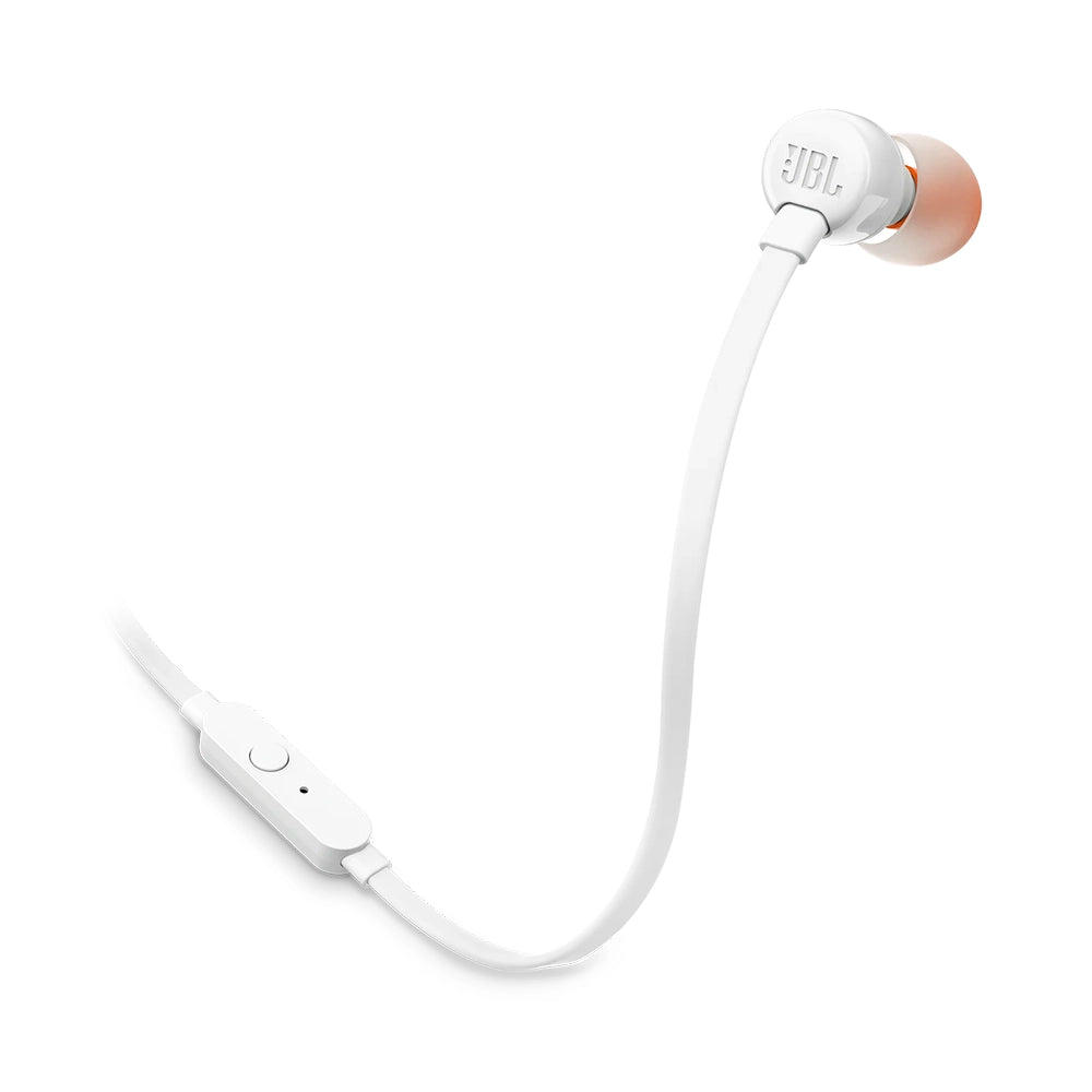JBL TUNE110 Audífono de Botón micrófono con cable blanco JBLT110WHTAM