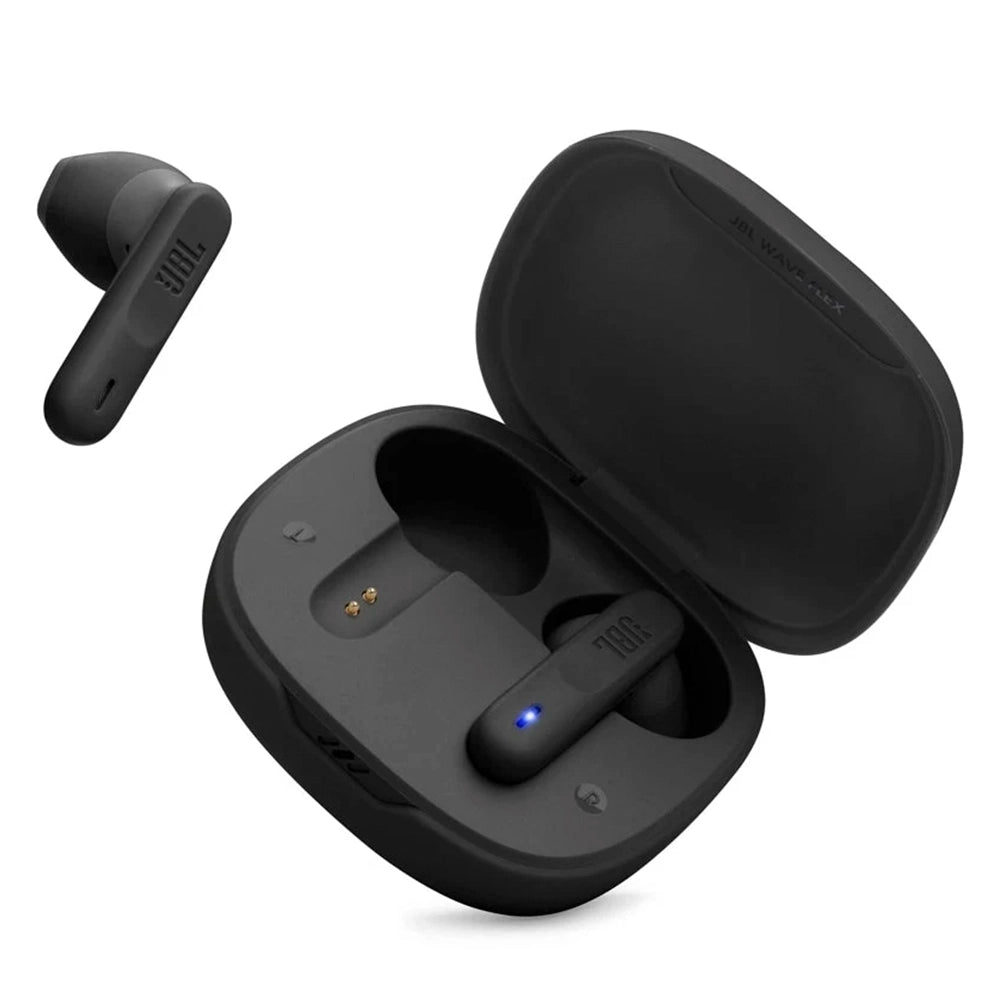 JBL WAVE FLEX, Auricular de Botón BT Negro - JBLWFLEXBLK