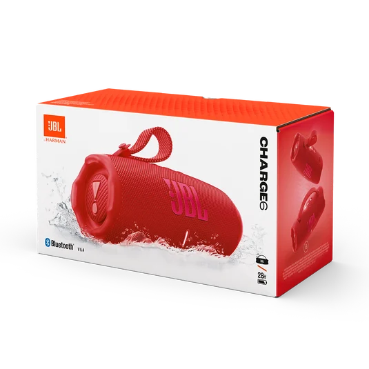JBL JBLCHARGE6REDAM Parlante Bluetooth 5.4 IP68 Rojo
