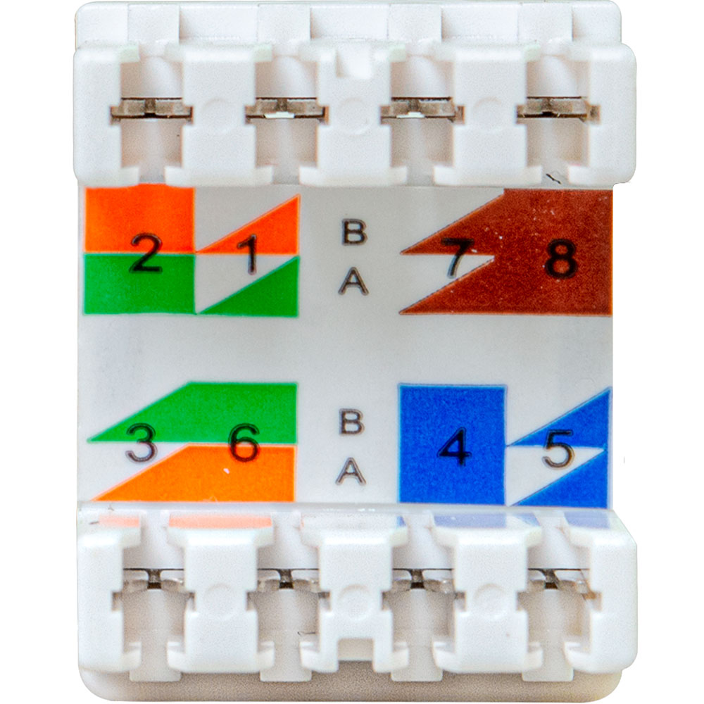 LINKBASIC JKA09-UC6-BL Jack UTP RJ45 Cat6 Negro