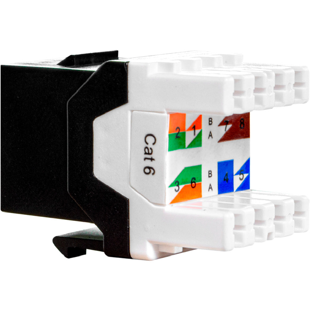 LINKBASIC JKA09-UC6-BL Jack UTP RJ45 Cat6 Negro