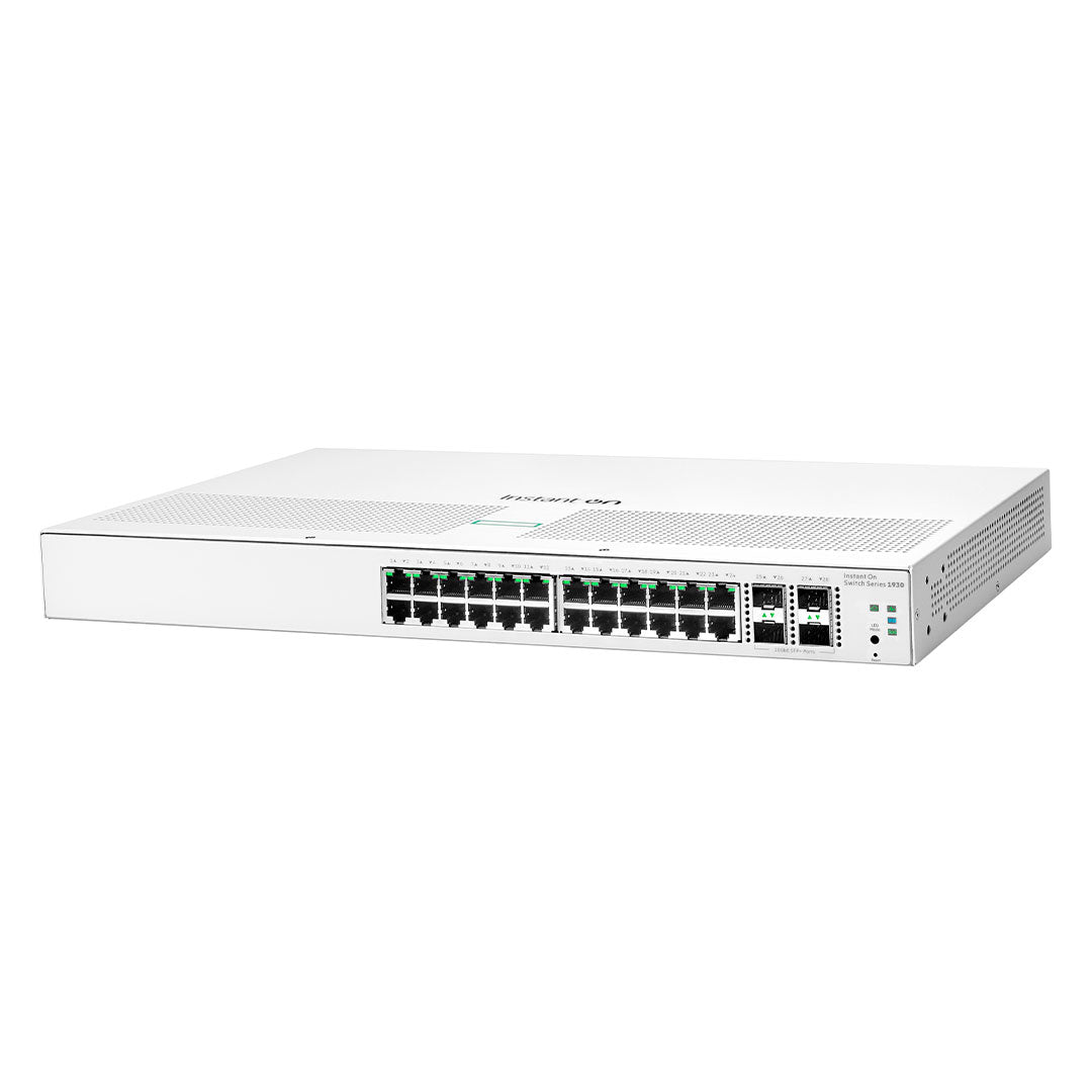 HPE ARUBA JL682A 1930 Switch Instan On 24 puertos Giga + 4SFP+ Administrable Capa 3