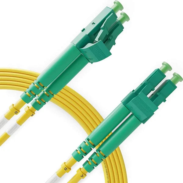 MMC JLCALCA10DOS2 Jumper Patch Cord de Fibra Optica LC-LC APC Duplex Monomodo OS2 LSZH 10m
