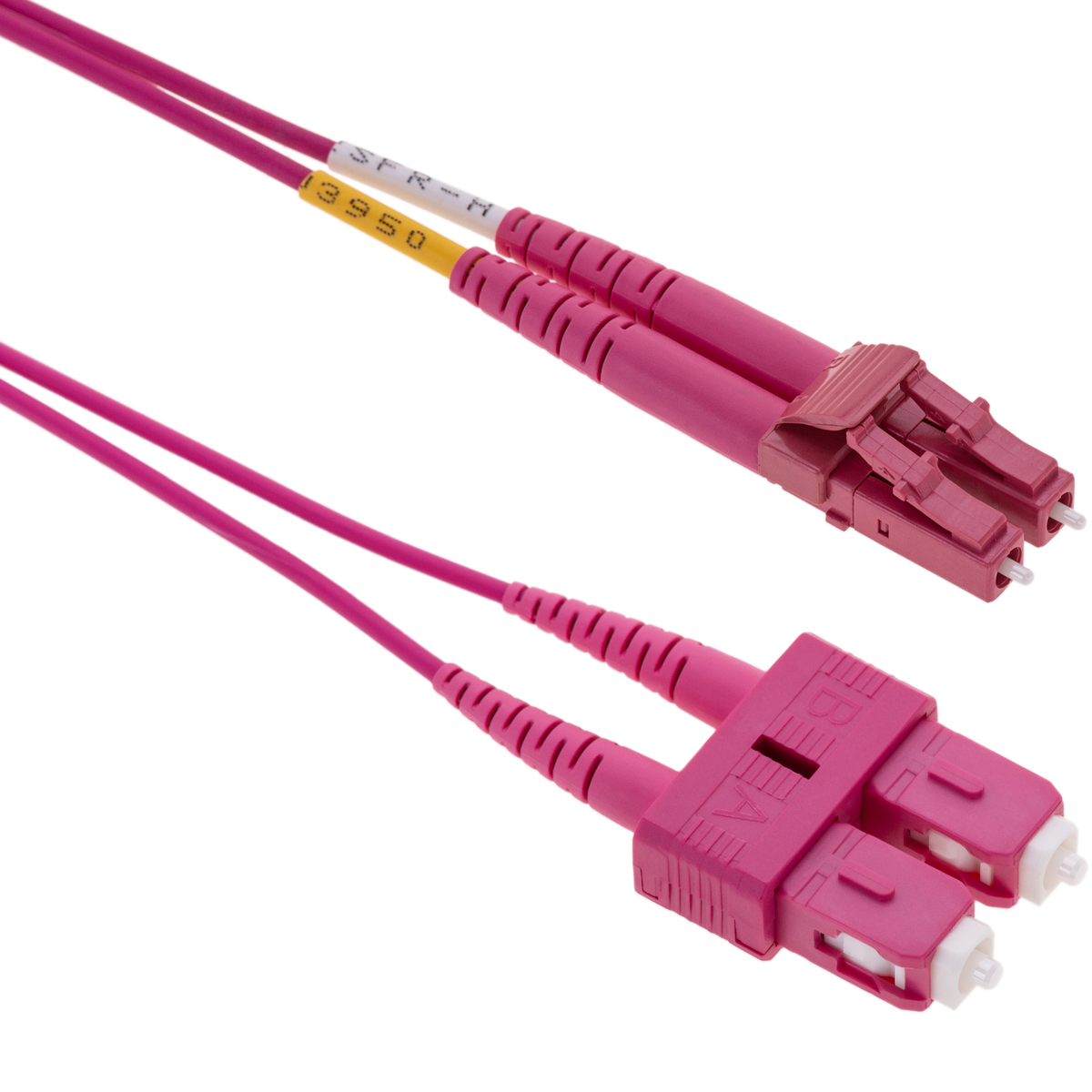 MMC JLCSC3DMUL50OM4 Jumper Patch Cord de Fibra Optica LC-SC UPC Duplex Multimodo OM4 LSZH 3m