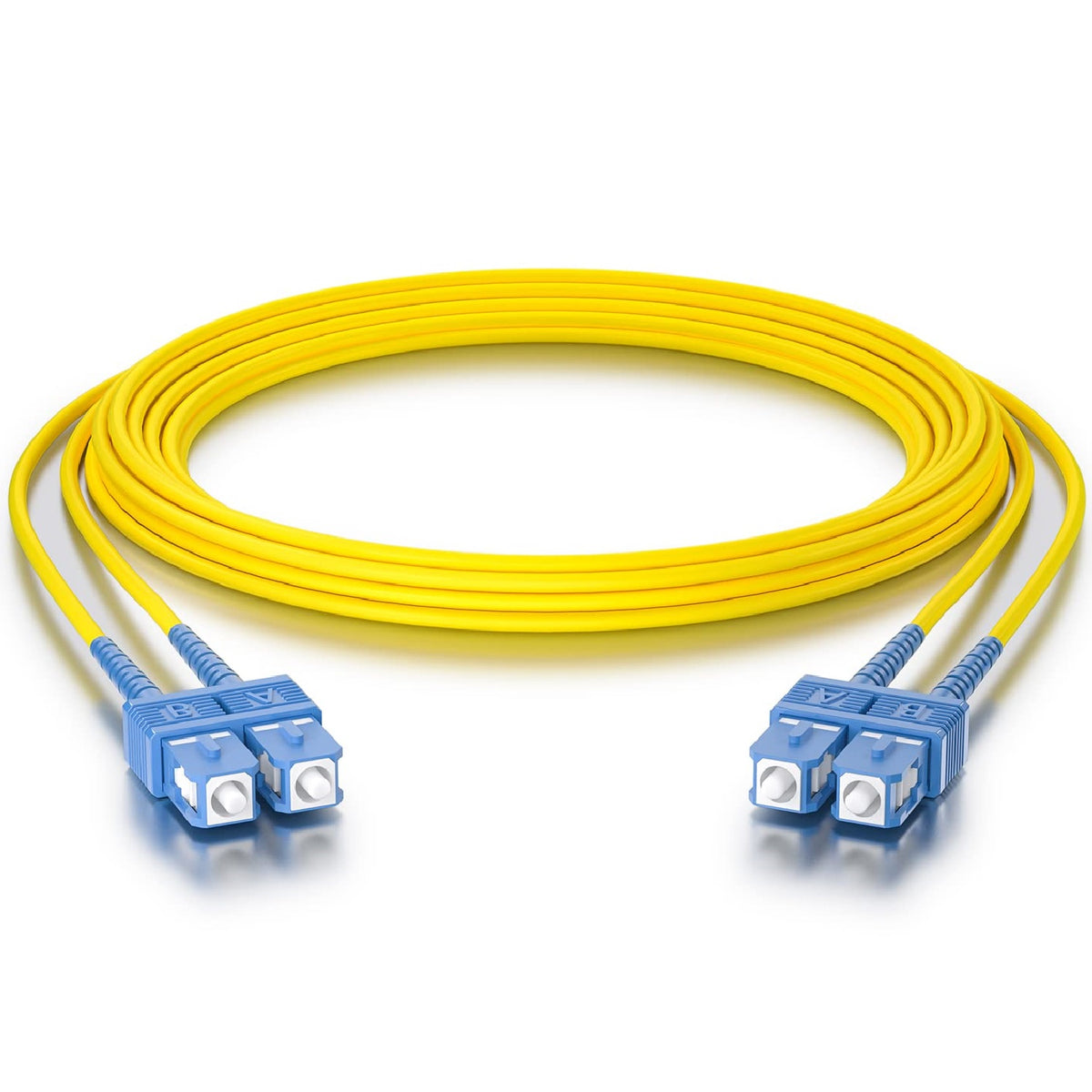 MMC JSCSC10DMONO Jumper Patch Cord de Fibra Optica SC-SC UPC Duplex Monomodo OS2 LSZH 10m