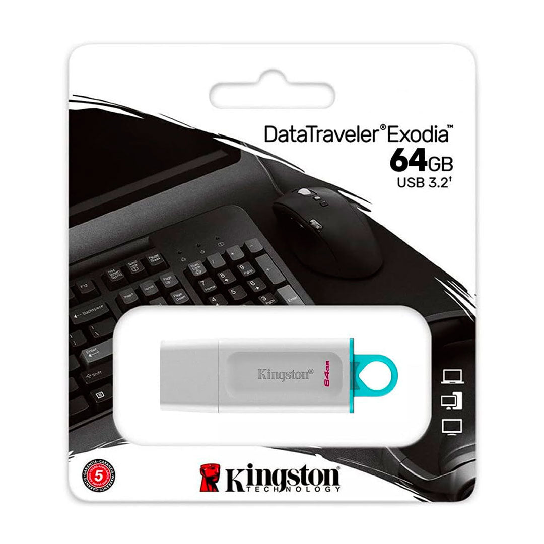 KINGSTON KC-U2G64-5R EXODIA Memoria USB 3.2 64GB