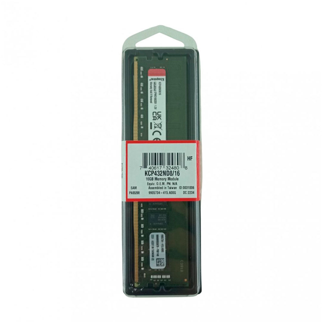 KINGSTON KCP432ND8/16 Memoria RAM 16GB DDR4 UDIMM 3200MHz