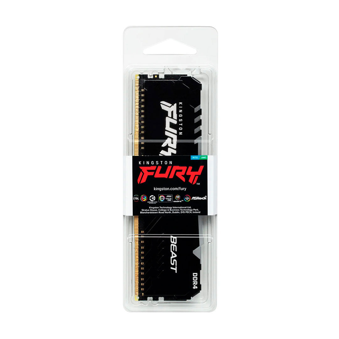KINGSTON KF432C16BBA/32 Memoria Kingston Fury Beast 32GB DDR4 3200 MHz PC4-25600 CL16 1.35V.