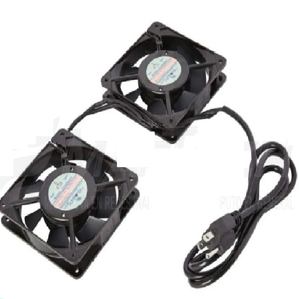 GEN-VENT-2 Kit de 2 Ventiladores 12x12cm 12v