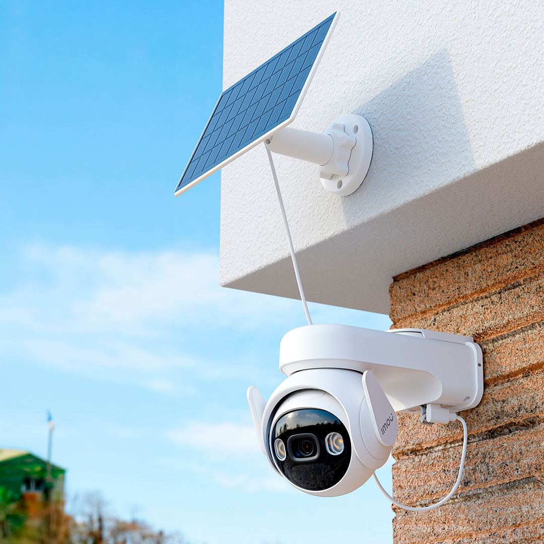 IMOU CELL PT Kit Cámara de Seguridad WIFI 3MP 2K 360° con Panel Solar