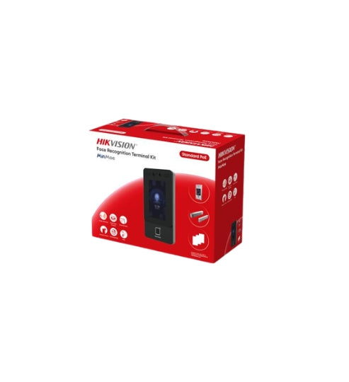 HIKVISION DS-KAS342 Kit de Acceso WiFi PoE: DS-K1T342MFWX-E1+Cerradura+Soporte LZ+Pulsador