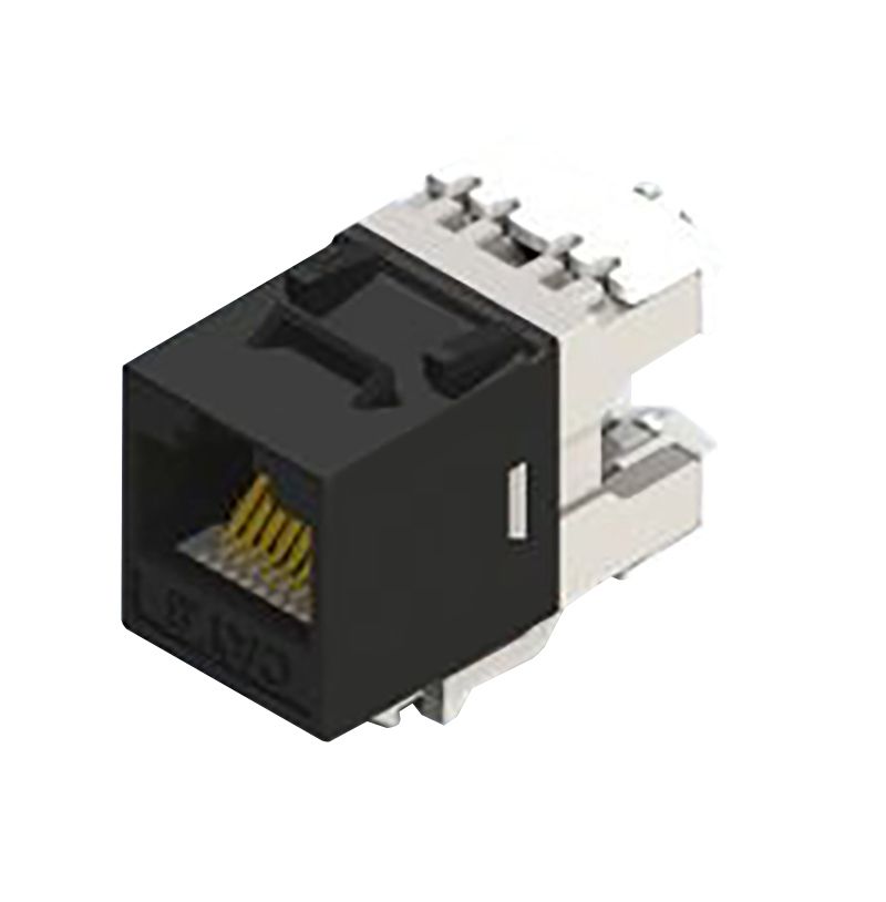 DIXON KJ88-C6-US/BK Jack RJ45 Cat 6 de poncheo negro