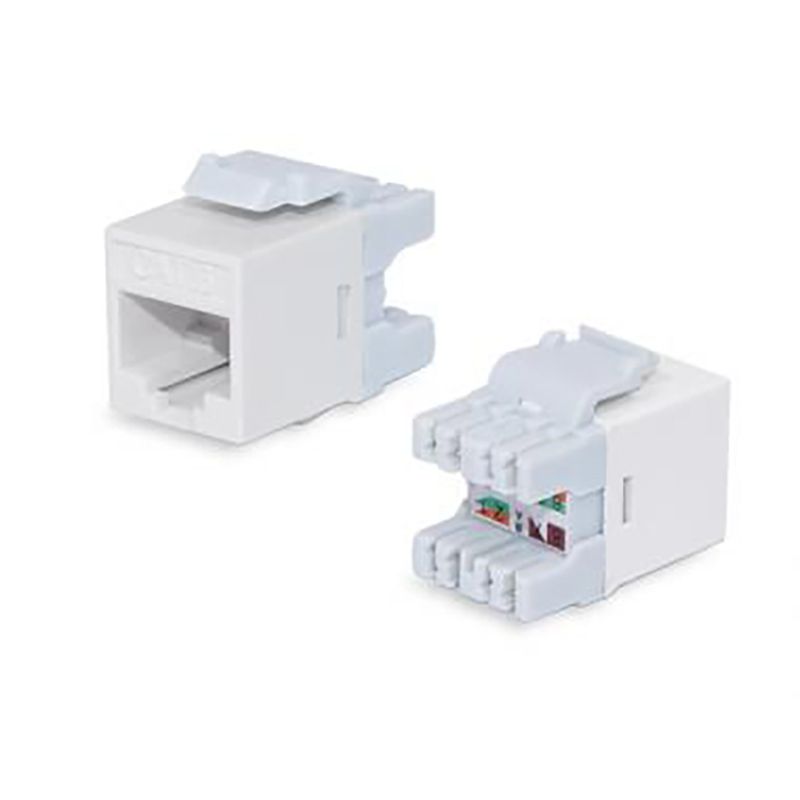 DIXON KJ88-C6-US/WH Jack RJ45 Cat 6 de poncheo blanco