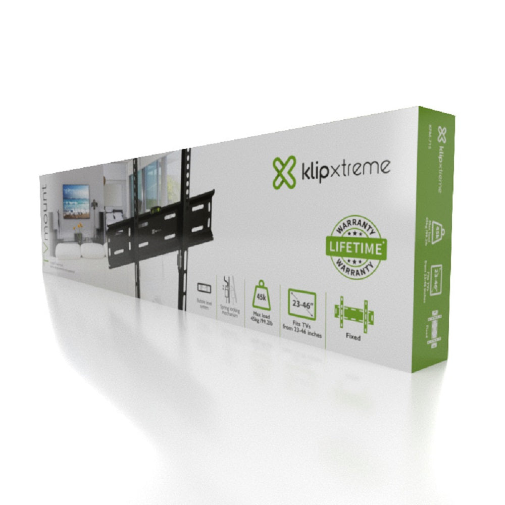 KLIPXTREME KPM-715 Soporte fijo para monitor y TV de 23"-46"