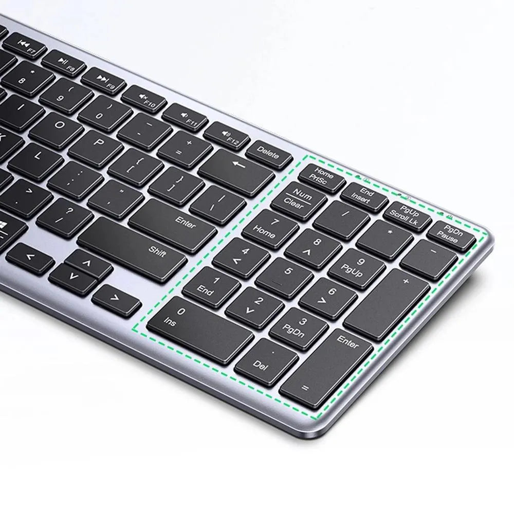 UGREEN KU005 15258 Teclado Inalámbrico US Recargable Bluetooth 2.4G