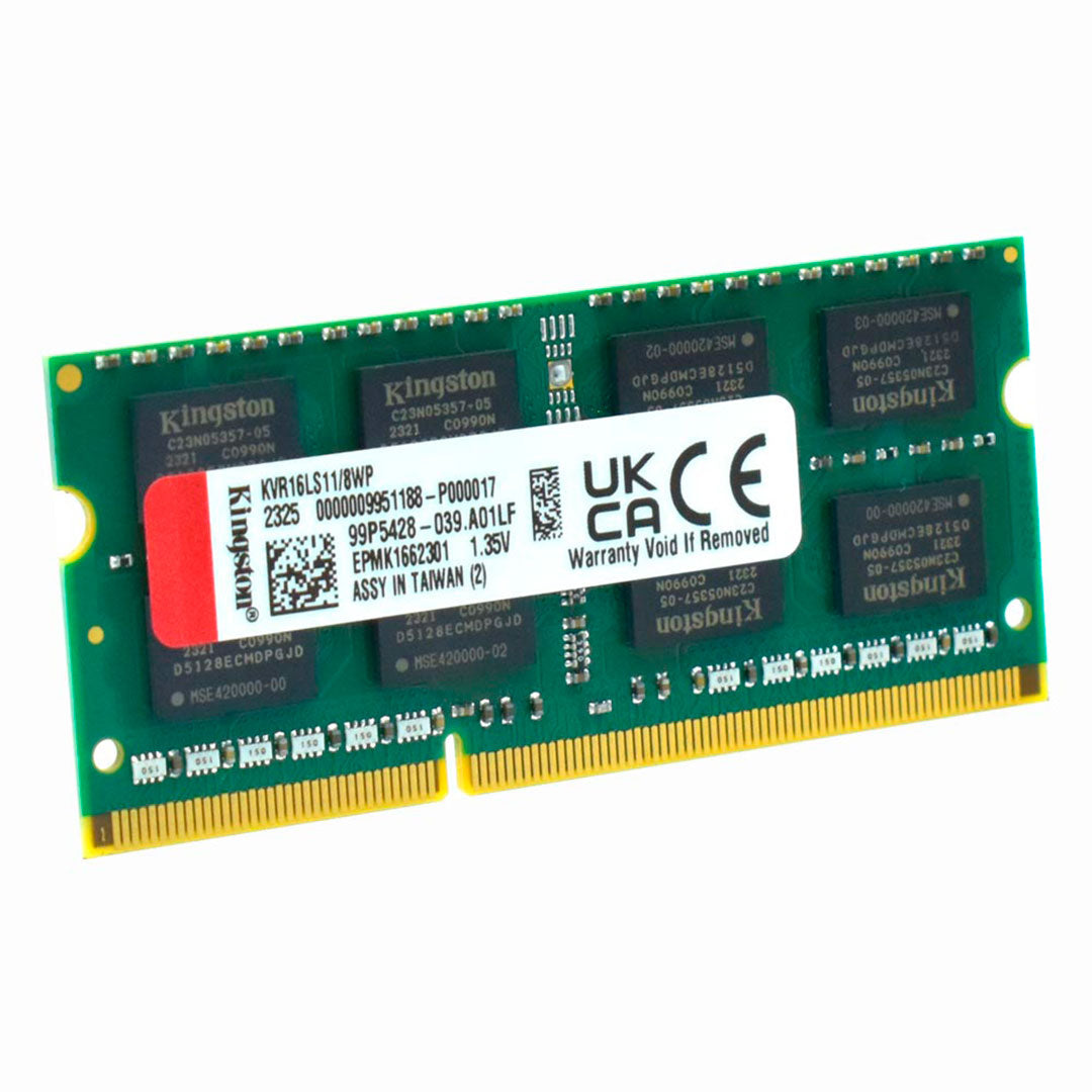 KINGSTON KVR16LS11/8WP Memoria RAM 8GB DDR3L 1600MHz