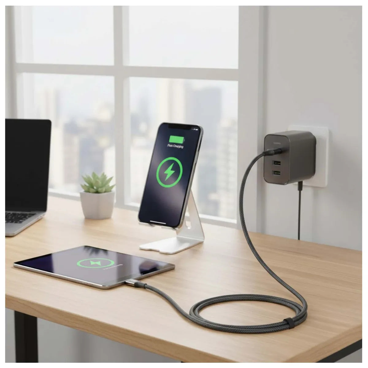 UGREEN L501 65245 Cable USB-C a USB-C 3A Max 2m