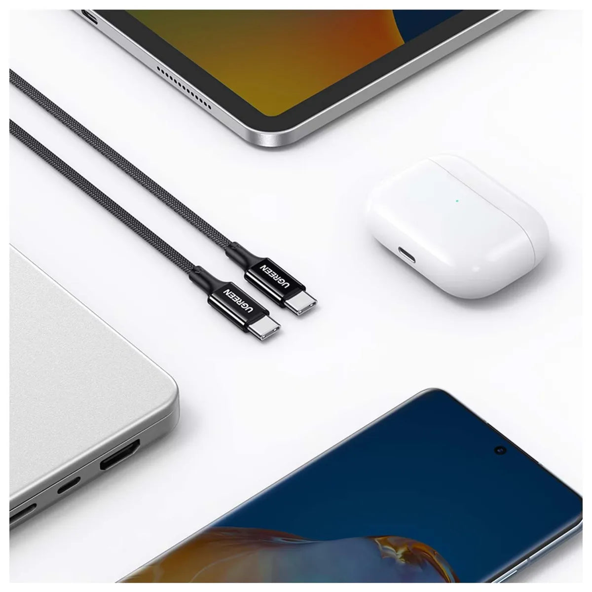 UGREEN L501 65245 Cable USB-C a USB-C 3A Max 2m