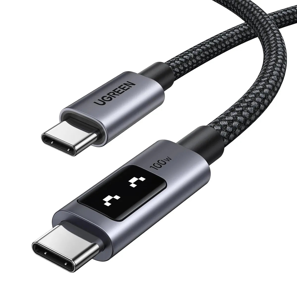 UGREEN L509 35501 Cable USB-C a USB-C 100W 1m Carga Rápida LED