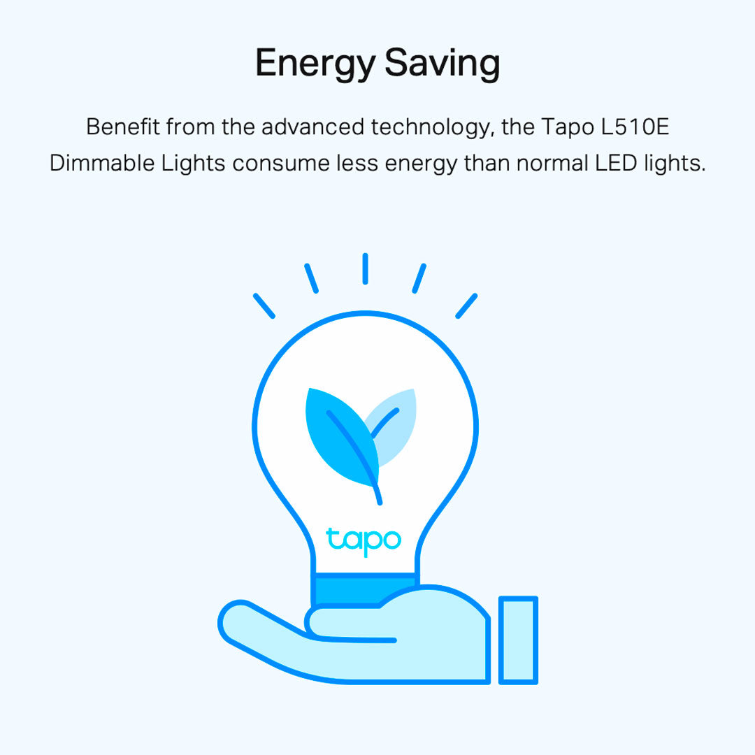 TP-LINK TAPO L510E Foco Led Inteligente WIFI regulable 8,7W para 806 lúmenes