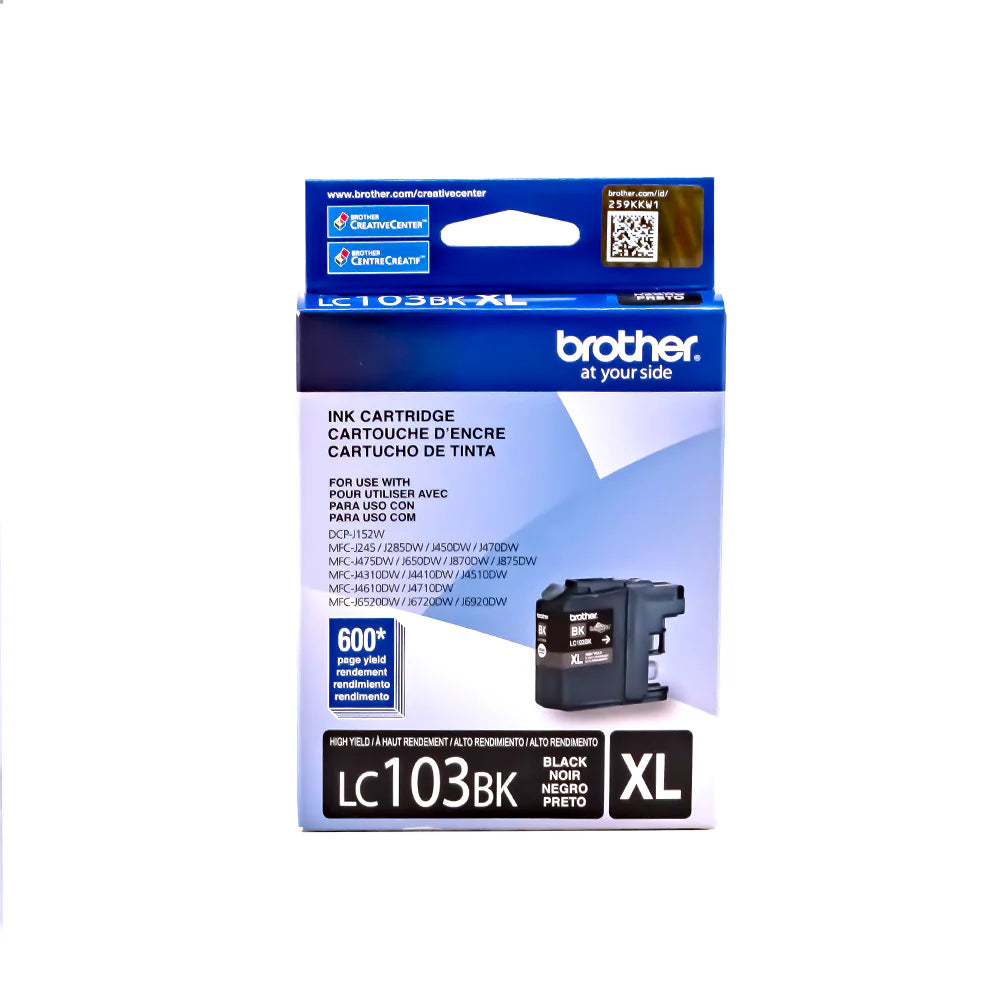 BROTHER LC103BK Cartucho de Tinta Negra 600 Paginas