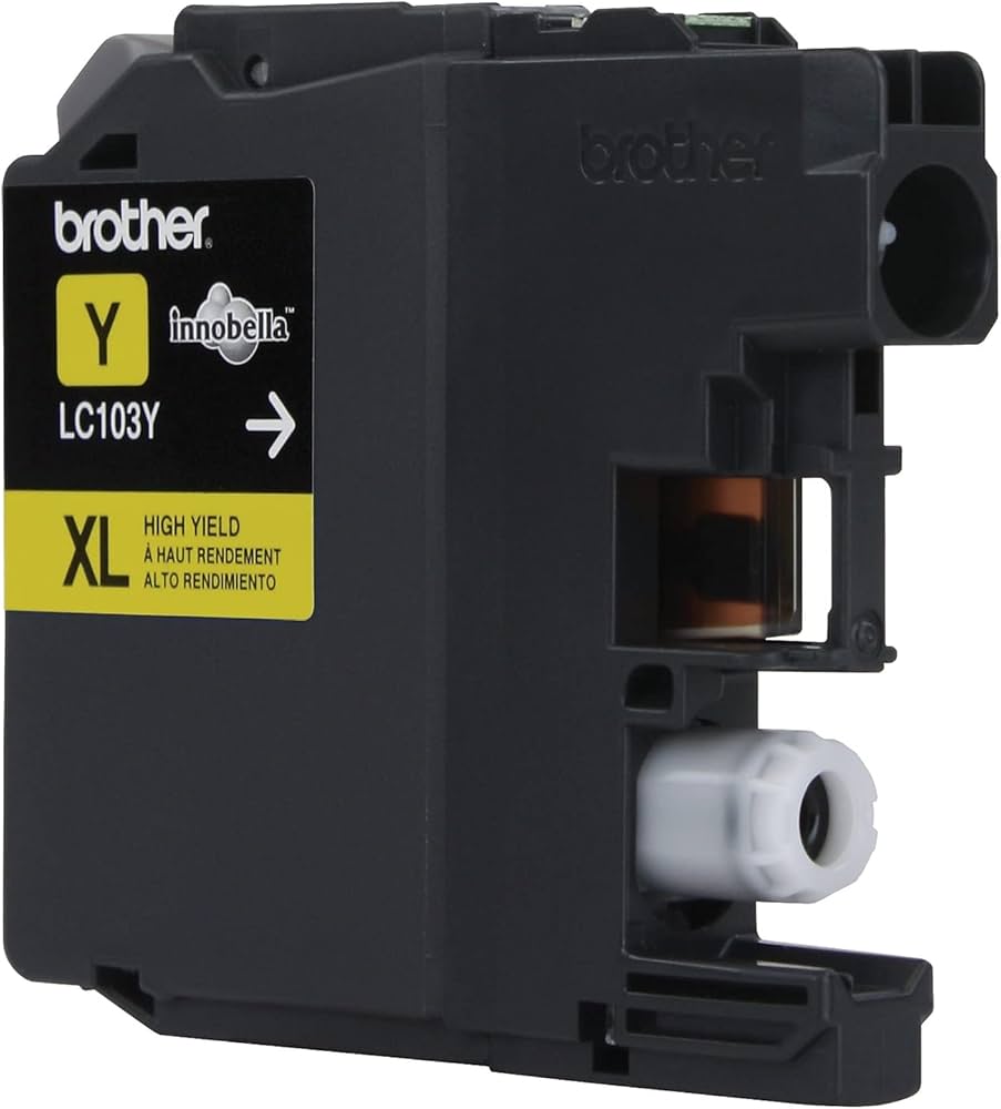 BROTHER LC103Y Cartucho de Tinta Color Amarilo 600 Paginas