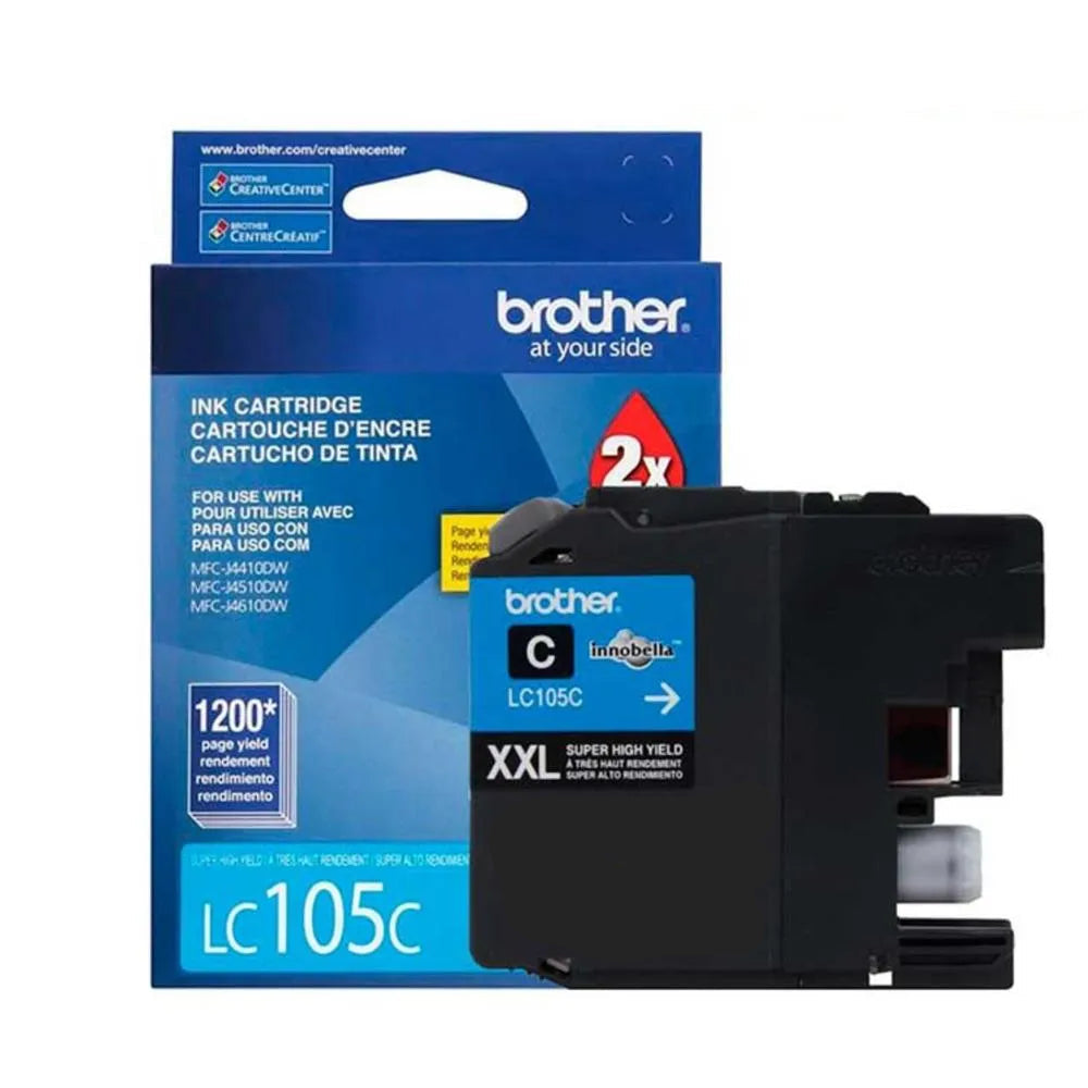 BROTHER LC105C Cartucho de Tinta Color Cyan 1200 Paginas