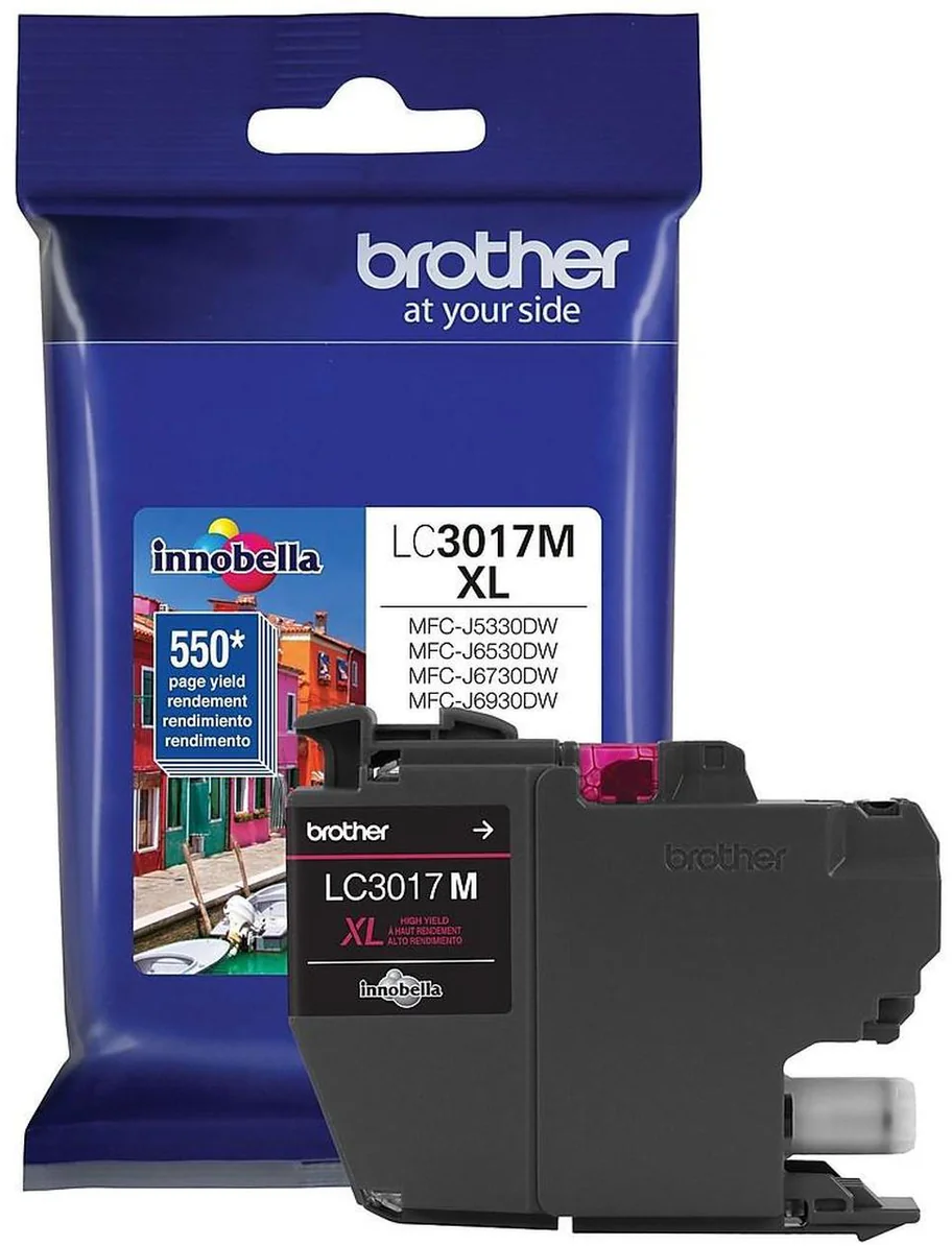 BROTHER LC3017M Cartucho de Tinta Color Magenta 550 Paginas