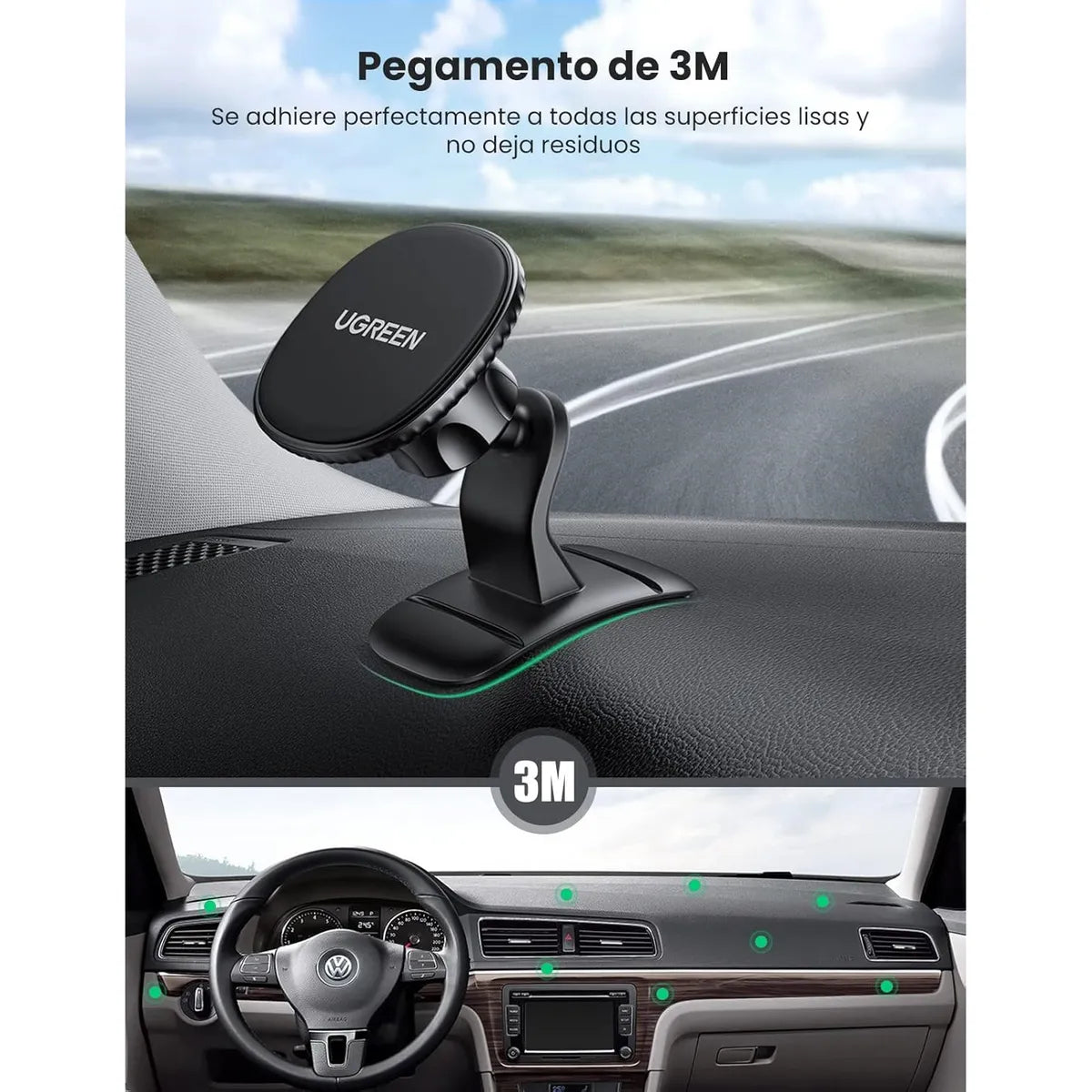 UGREEN LP292 80785 Soporte de Celular Magnético para Auto