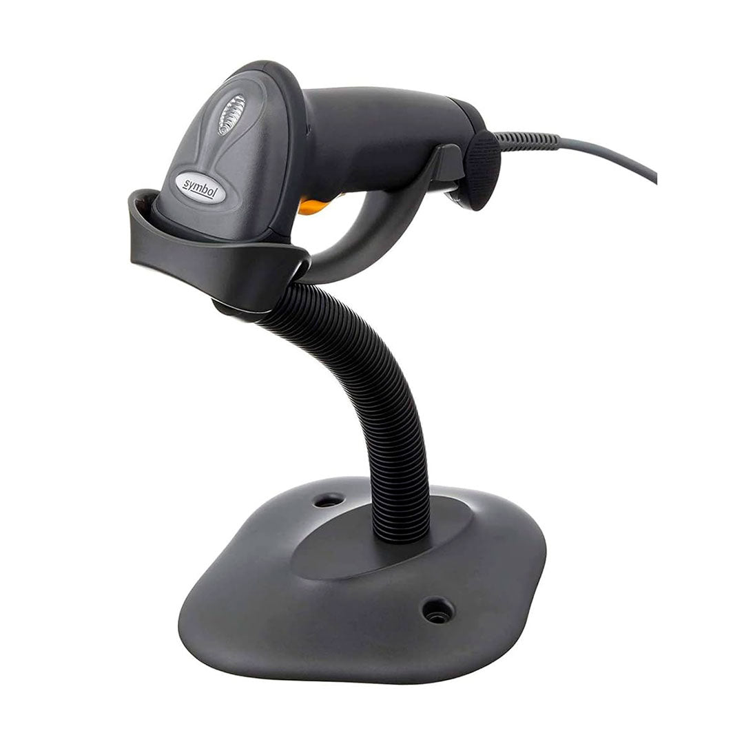 Lector de código de barras con cable y base de soporte para punto de venta