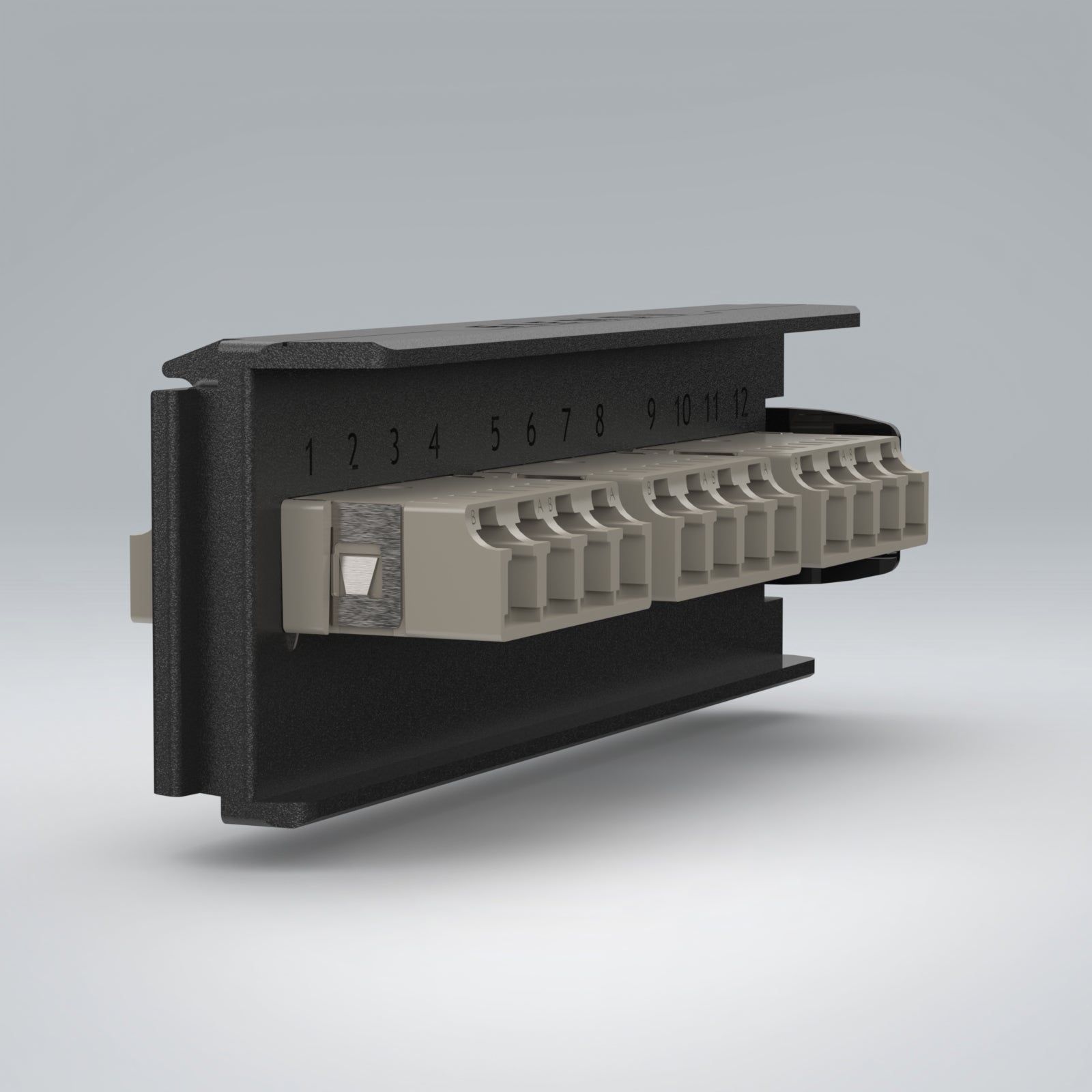 SIEMON LVA12-SCA-BC-A Panel FO LightVerse con 12 Acopladores SC-APC Monomodo