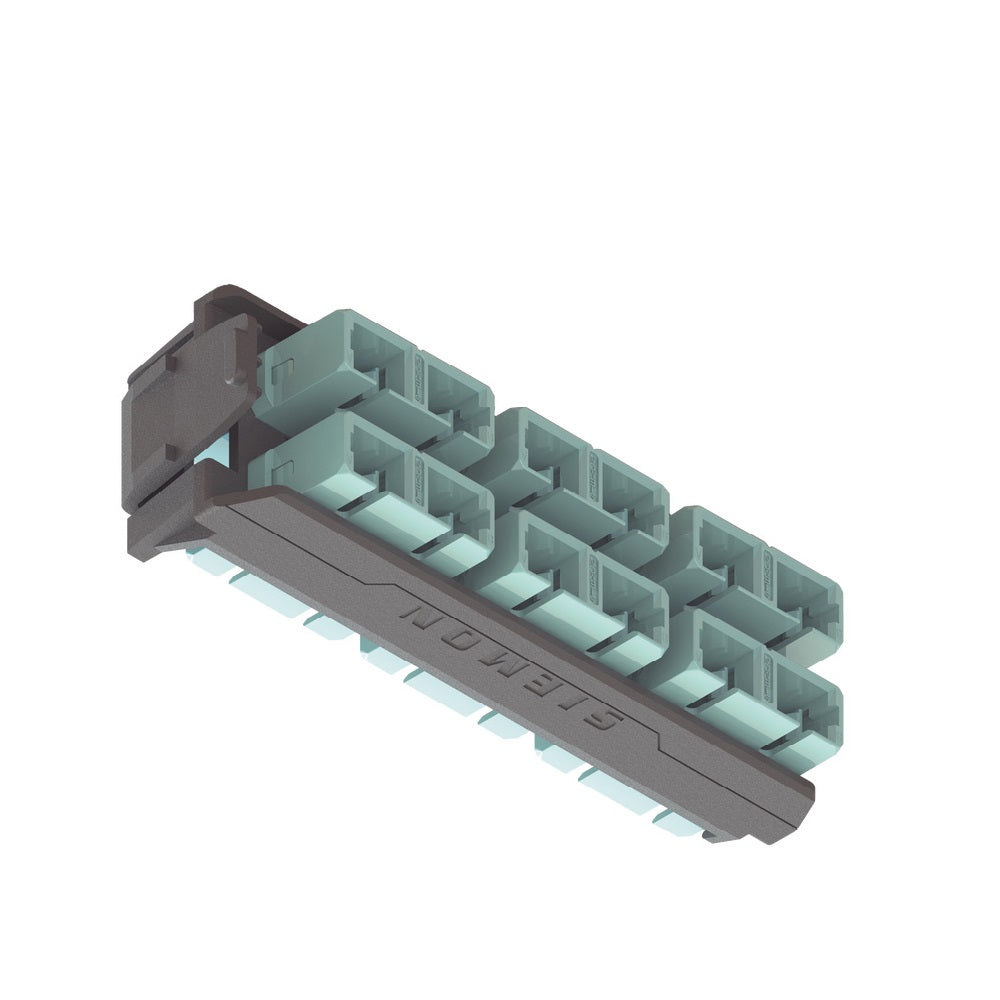 SIEMON LVA12-SCQ-BM-A Panel FO LightVerse con 12 Acopladores SC