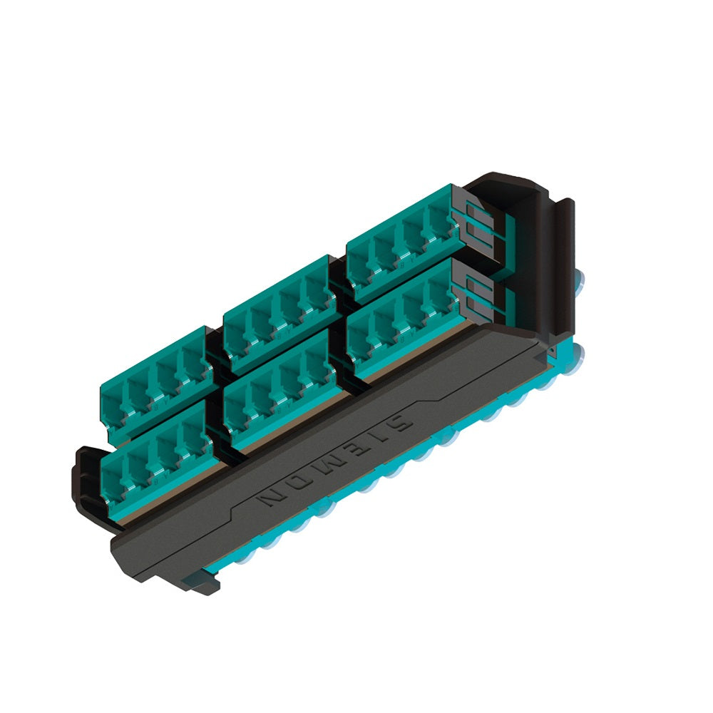 SIEMON LVA24-LCQ-BC-A Panel FO LightVerse con 24 Acopladores LC OM3