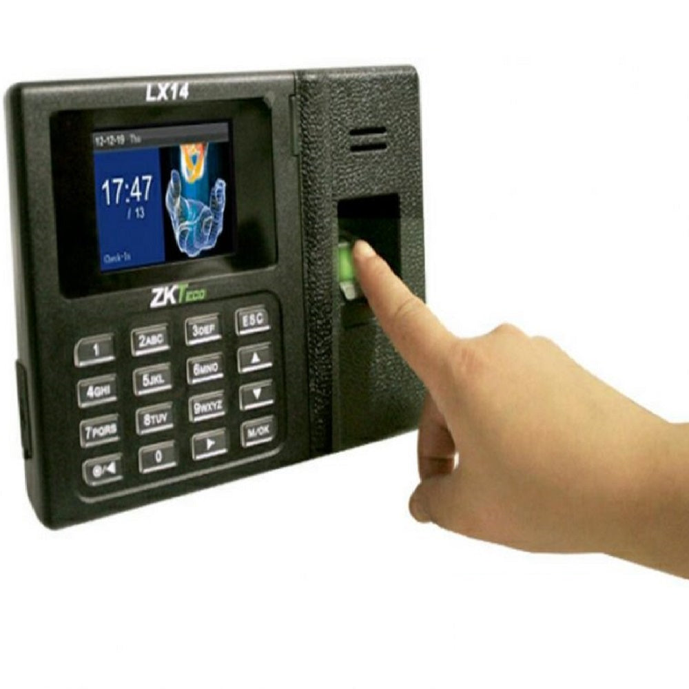 ZKTECO LX14 Reloj Control de Asistencia con Lector de Huella