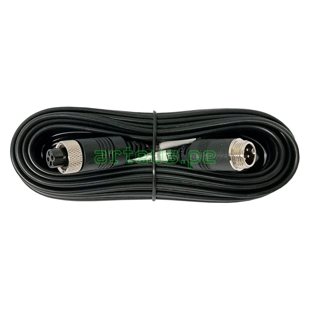 DAHUA MCNU-GXF4-GXM4-3 Cable de Extensión 3m, Conexión Tipo Avión M12 para DVR móvil