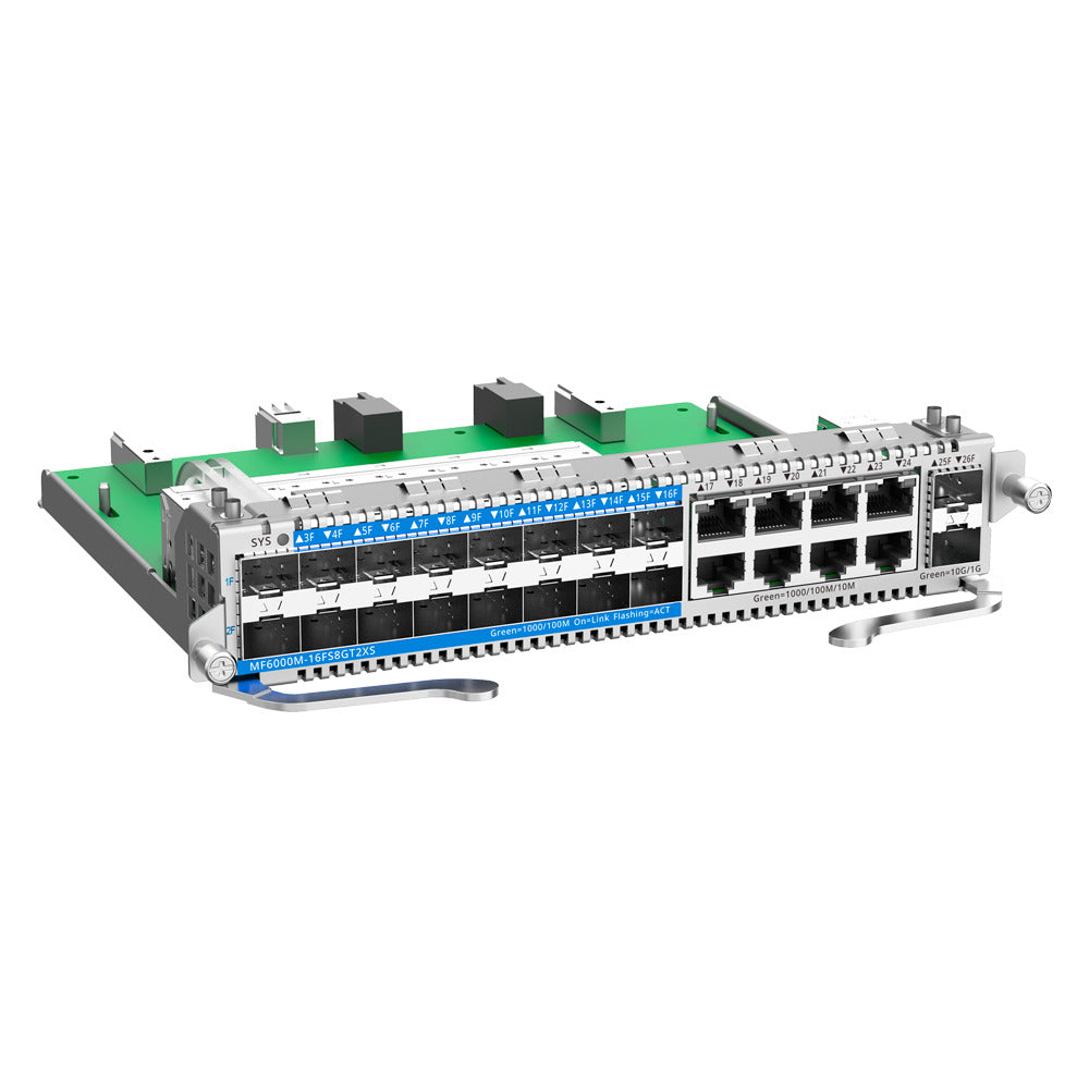 RUIJIE REYEE RG-MF6000M-16FS8GT2XS E-Lighten Tarjeta Modular 16SFP 8Gigabit 2SFP+
