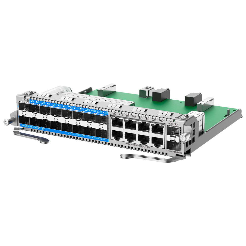 RUIJIE REYEE RG-MF6000M-16FS8GT2XS E-Lighten Tarjeta Modular 16SFP 8Gigabit 2SFP+