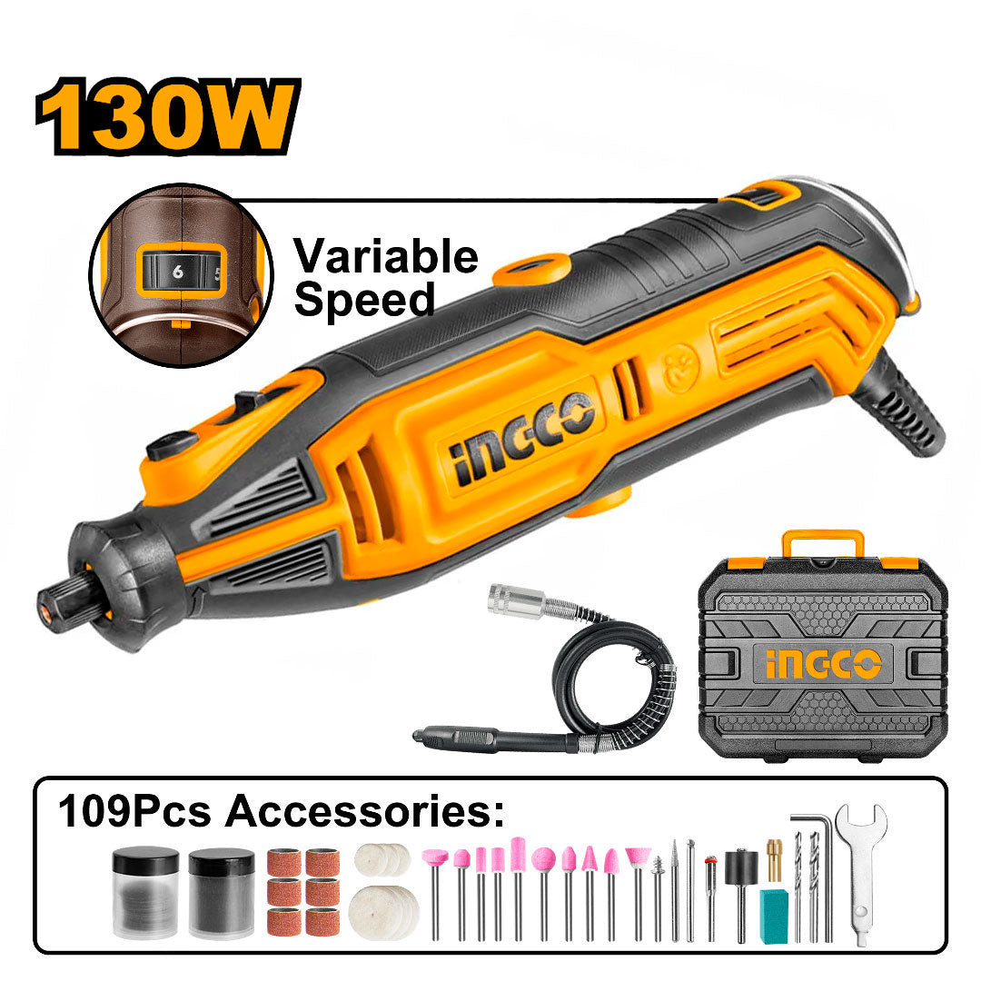 INGCO MG13328 Multiherramientas 130w + accesorios